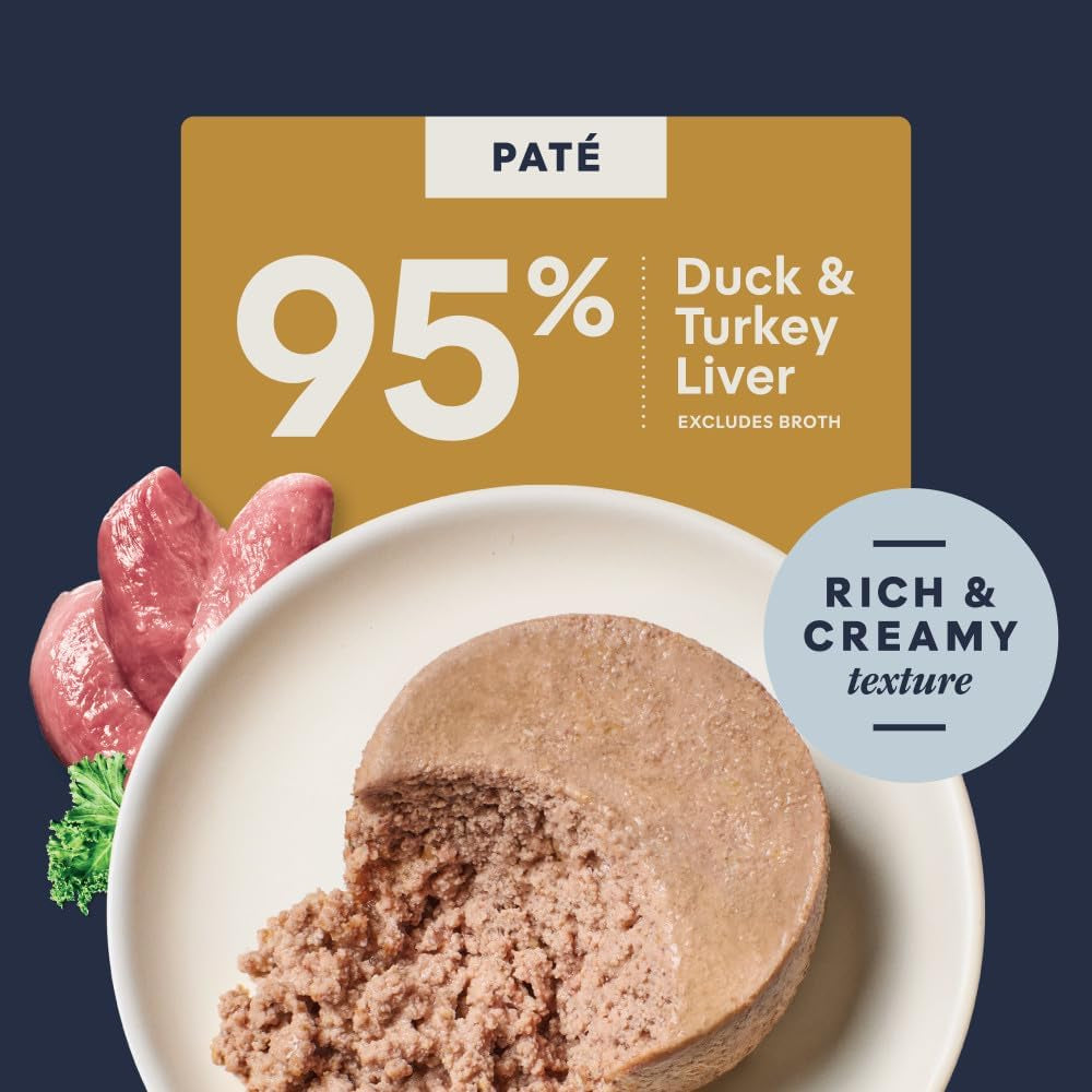 Original Grain Free Real Duck Recipe Natural Wet Canned Cat Food, 5.5 Oz. Can, Pack of 12